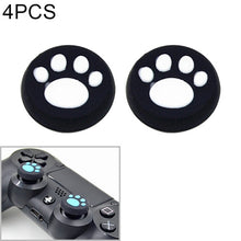 Load image into Gallery viewer, 4 PCS Cute Cat Paw Silicone Protective Cover for PS4 / PS3 / PS2 / XBOX360 / XBOXONE / WIIU Gamepad Joystick