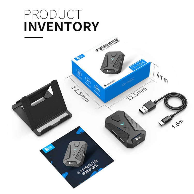 GAMWING MIX Portable Bluetooth 4.0 Keyboard Mouse Converter Eating Chicken Game Auxiliary Tool