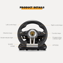 Load image into Gallery viewer, PXN-V3 Racing Game Steering Wheel for PC / PS3 / 4 / xbox one / switch, For PC / PS3 / 4 / xbox one / switch