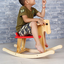 Load image into Gallery viewer, Children Trojan Horse Baby Rocking Horse Rocking Chair Toy, Size: 67x25x54cm, A-003