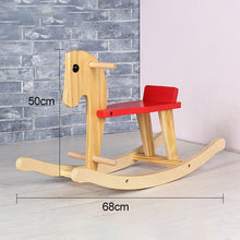 Load image into Gallery viewer, Children Trojan Horse Baby Rocking Horse Rocking Chair Toy, Size: 67x25x54cm, A-003