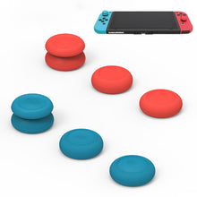Load image into Gallery viewer, Left + Right Gamepad Rocker Cap Button Cover for Switch, For Switch(Black), For Switch(Blue + Magenta), For Switch(Green+Red), For Switch(Red)