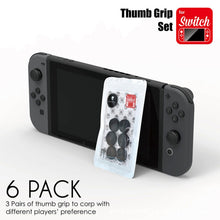 Load image into Gallery viewer, Left + Right Gamepad Rocker Cap Button Cover for Switch, For Switch(Black), For Switch(Blue + Magenta), For Switch(Green+Red), For Switch(Red)