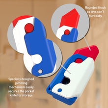 Load image into Gallery viewer, 3D Decompression Toy Gravity Luminous Carrot Knife, Colors Shipped Randomly