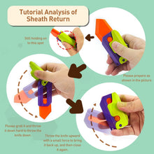 Load image into Gallery viewer, 3D Decompression Toy Gravity Luminous Carrot Knife, Colors Shipped Randomly