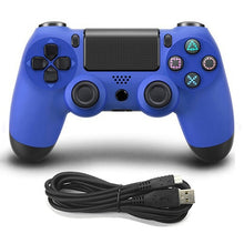 Load image into Gallery viewer, Wired Game Controller for Sony PS4, Blue, White, Black