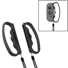 Load image into Gallery viewer, iPlay Small Handle Boxing Grip Gamepad Grip with Strap for Switch Joy-Con, Black, Red