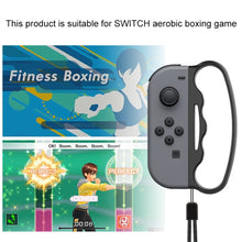 Load image into Gallery viewer, iPlay Small Handle Boxing Grip Gamepad Grip with Strap for Switch Joy-Con, Black, Red