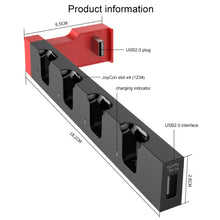 Load image into Gallery viewer, iPega PG-9186 Game Controller Charger Charging Dock Stand Station Holder with Indicator for Nintendo Switch Joy-Con, PG-9186