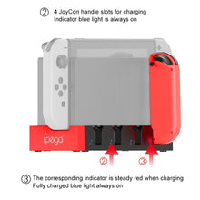 Load image into Gallery viewer, iPega PG-9186 Game Controller Charger Charging Dock Stand Station Holder with Indicator for Nintendo Switch Joy-Con, PG-9186