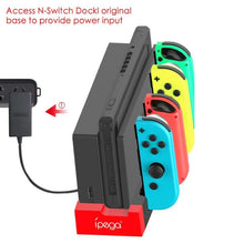 Load image into Gallery viewer, iPega PG-9186 Game Controller Charger Charging Dock Stand Station Holder with Indicator for Nintendo Switch Joy-Con, PG-9186