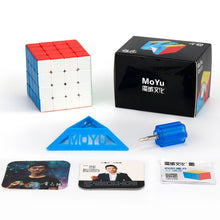 Load image into Gallery viewer, Moyu Meilong Magnetic Speed Magic Cube Four Layers Cube Puzzle Toys