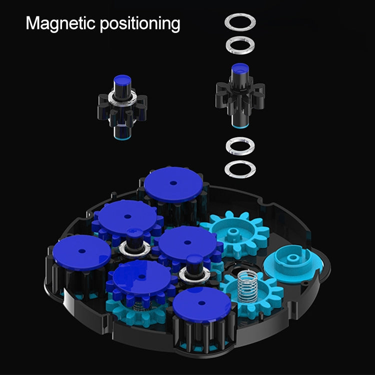 Carbon Fiber Membrane Third-order Magic Cube Children Educational Toys, Sengso Magnetic Clock Cube