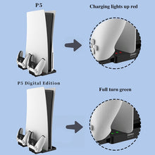 Load image into Gallery viewer, iplay HBP-269 For PS5 De / UHD Charging Stand Vertical Base Holder With Handle Charger, iPega HBP-269