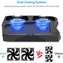 Load image into Gallery viewer, KJH P5-010-2 Multi-function Charging Cooling Fan Base with Storage Tray Bracket For PS5 De / UHD, KJH P5-010-2
