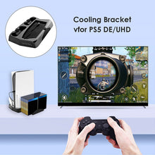 Load image into Gallery viewer, KJH P5-010-2 Multi-function Charging Cooling Fan Base with Storage Tray Bracket For PS5 De / UHD, KJH P5-010-2