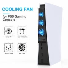 Load image into Gallery viewer, KJH P5-009 Console Cooling Fan For PS5, P5-009(Black), P5-009(White)