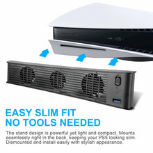 Load image into Gallery viewer, KJH P5-009 Console Cooling Fan For PS5, P5-009(Black), P5-009(White)