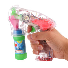 Load image into Gallery viewer, Electric Transparent Toy Bubble Gun, Bubble Liquid Not Included