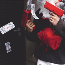 Load image into Gallery viewer, Cash Cannon Rain Money Gun Stress Reducer Anti-Anxiety Toy Christmas Gift Toys for Children &amp; Adults Fun Toy with Indicator Light