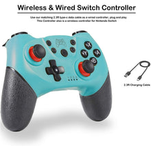 Load image into Gallery viewer, 6-axis Bluetooth Joypad Gamepad Game Controller for Switch Pro