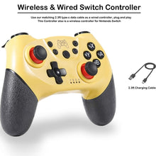 Load image into Gallery viewer, 6-axis Bluetooth Joypad Gamepad Game Controller for Switch Pro