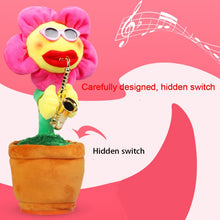 Load image into Gallery viewer, Sunflower Sax Style Bluetooth Plush Children Adult Toy ,Support USB Charging &amp; Battery