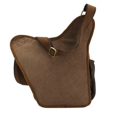 Load image into Gallery viewer, KAUKKO FH03 Retro Style Men Canvas Crossbody Bag Messenger Bag Outdoors Hiking Camping Bag, Size: 26 x 21 x 9 cm