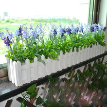 Load image into Gallery viewer, Wooden Flower Planter Fence Storage Holder Pot with Foam, Size: 100cm x 9cm x 11cm, Length: 100cm