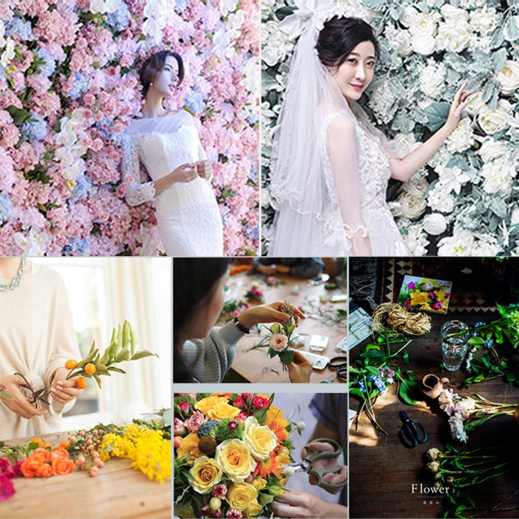 Blooming Rose Peony Hydrangea Artificial Encryption Flower DIY Wedding Wall Decoration Photo Background, Size: 60cm x 40cm, 60x40cm(Blue and White), 60x40cm(Champagne), 60x40cm(Purple and Champagne), 60x40cm(Green and White), 60x40cm(Purple), 60x40cm(R...