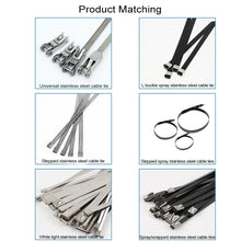 Load image into Gallery viewer, Zip Tie Automatic Tension Cut off Gun Special Pliers Fastening Tool for Stainless Steel Cable Tie with a Width of 4.6-12mm, XN-LQG