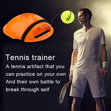 Load image into Gallery viewer, Tennis Trainer Set Rebound Baseboard Self-study Practice Training Tool Equipment Sport Exercise with Ball for Beginner, Random Color Delivery, Tennis Trainer