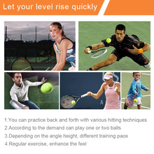 Load image into Gallery viewer, Tennis Trainer Set Rebound Baseboard Self-study Practice Training Tool Equipment Sport Exercise with Ball for Beginner, Random Color Delivery, Tennis Trainer