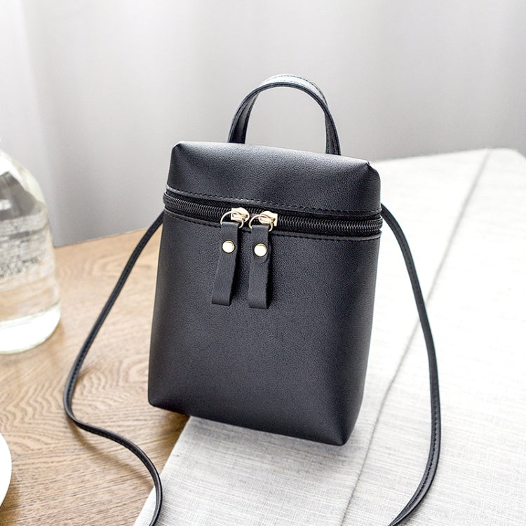 Ladies Simple Casual Shoulder Messenger Bag Small Change Mobile Phone Crossbody Bucket Bag