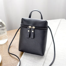 Load image into Gallery viewer, Ladies Simple Casual Shoulder Messenger Bag Small Change Mobile Phone Crossbody Bucket Bag