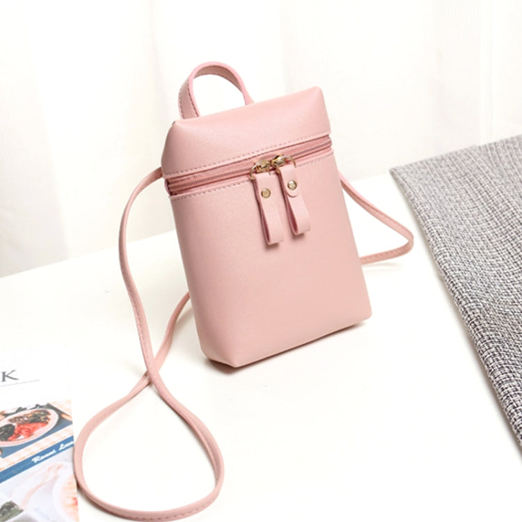 Ladies Simple Casual Shoulder Messenger Bag Small Change Mobile Phone Crossbody Bucket Bag