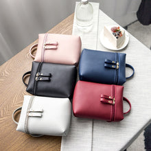 Load image into Gallery viewer, Ladies Simple Casual Shoulder Messenger Bag Small Change Mobile Phone Crossbody Bucket Bag