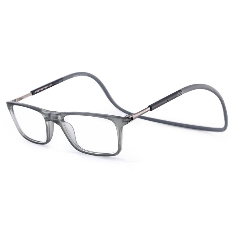Anti Blue-ray Adjustable Neckband Magnetic Connecting Presbyopic Glasses, +4.00D, +4.00D