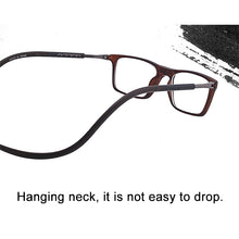 Load image into Gallery viewer, Anti Blue-ray Adjustable Neckband Magnetic Connecting Presbyopic Glasses, +4.00D, +4.00D