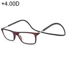 Load image into Gallery viewer, Anti Blue-ray Adjustable Neckband Magnetic Connecting Presbyopic Glasses, +4.00D, +4.00D