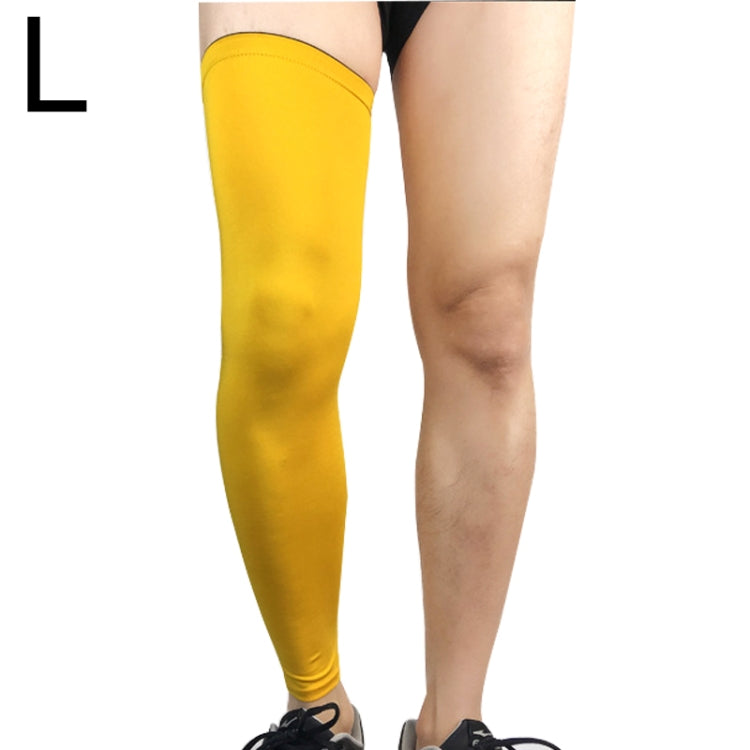 Professional Outdoor Sports Basketball Football Knee Pads Warm Compression Leg Protectors, Size: L