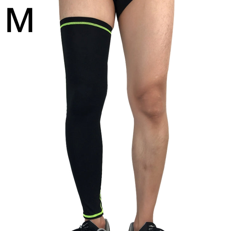 Outdoor Basketball Badminton Sports Knee Pad Riding Running Gear Long Breathable Protection Legs Pantyhose, Size: M