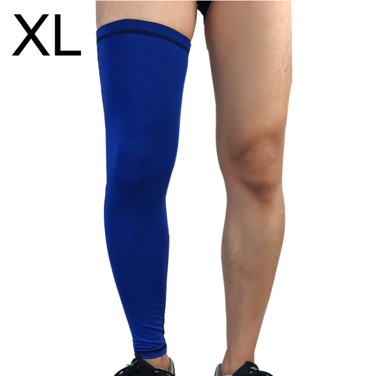 Outdoor Basketball Badminton Sports Knee Pad Riding Running Gear Long Breathable Protection Legs Pantyhose, Size: XL