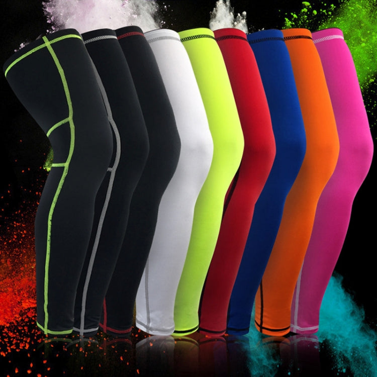 Outdoor Basketball Badminton Sports Knee Pad Riding Running Gear Long Breathable Protection Legs Pantyhose, Size: XL
