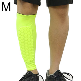 Football Anti-collision Leggings Outdoor Basketball Riding Mountaineering Ankle Protect Calf Socks Gear Protector, Size: M
