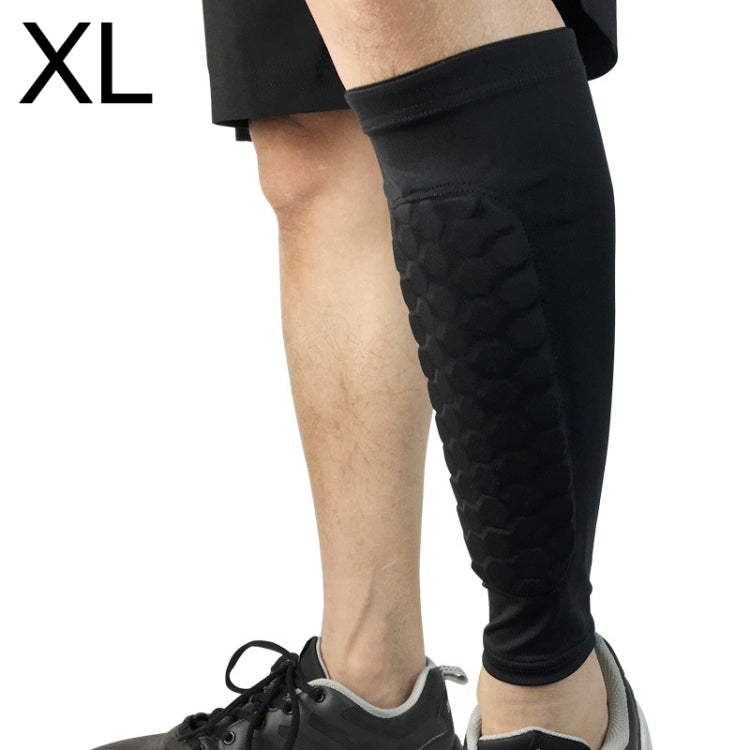 Football Anti-collision Leggings Outdoor Basketball Riding Mountaineering Ankle Protect Calf Socks Gear Protector, Size: XL