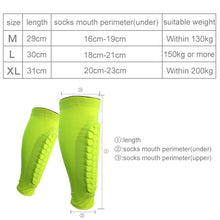 Load image into Gallery viewer, Football Anti-collision Leggings Outdoor Basketball Riding Mountaineering Ankle Protect Calf Socks Gear Protector, Size: XL, Size: XL