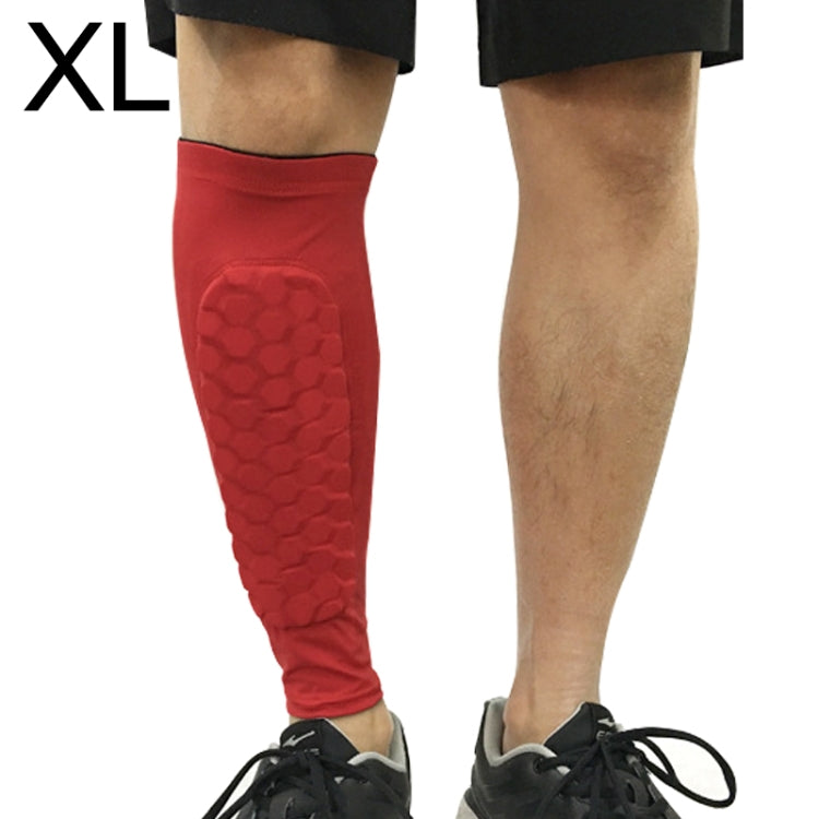Football Anti-collision Leggings Outdoor Basketball Riding Mountaineering Ankle Protect Calf Socks Gear Protector, Size: XL