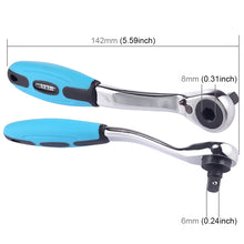 Load image into Gallery viewer, 1/4 mm Inner Tetragon 72 Teeth Handle Ratchet Wrench, 1/4 mm