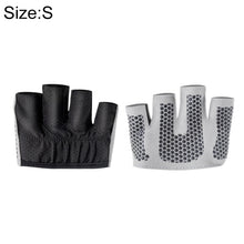 Load image into Gallery viewer, Half Finger Yoga Gloves Anti-skid Sports Gym Palm Protector, Size: S, Palm Circumference: 17.5cm, Size: S